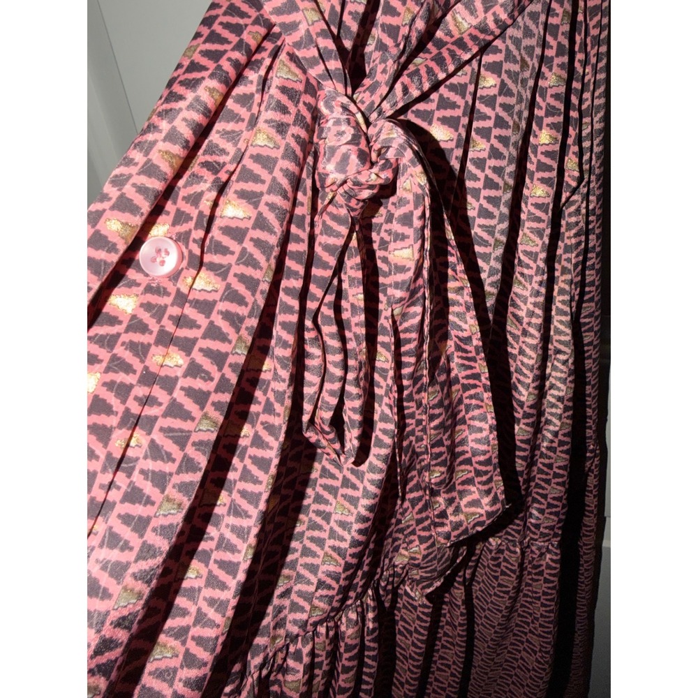 Anthropologie Size L RAGA dress w pockets and tie belt. - Picture 6 of 8